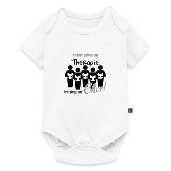 Therapie Chor - Baby Premium Kurzarmbody - Weiß - Vorne