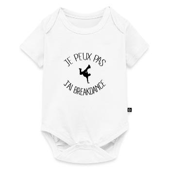 Je peux.. j'ai Breakdance - Body à manches courtes Premium Bébé - blanc - Devant