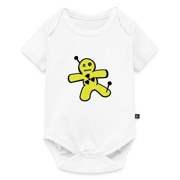Voodoo doll against nuclear power - Baby Premium short-sleeve bodysuit - white - Front