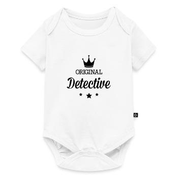 Original 3 étoiles luxe détective - Body à manches courtes Premium Bébé - blanc - Devant