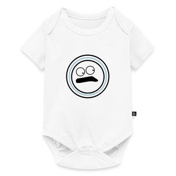 Cute emotional face huh - Baby Premium short-sleeve bodysuit - white - Front