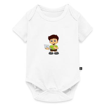 Computer Nerd Internet - Baby Premium short-sleeve bodysuit - white - Front
