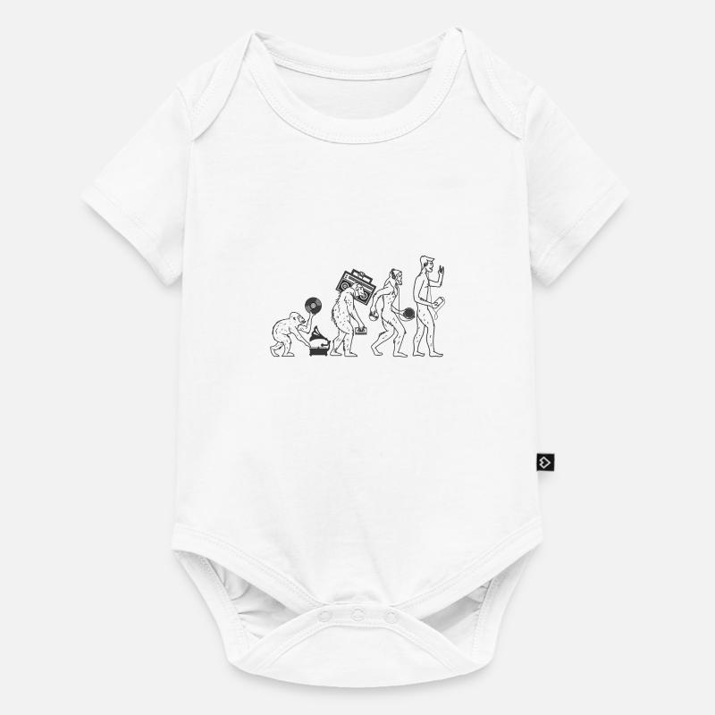 Musique évolution - Body à manches courtes Premium Bébé - blanc