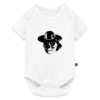breizh hit head pirate4 death skull - Baby Premium short-sleeve bodysuit - white - Front