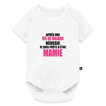 Je suis prête á être mamie - Body à manches courtes Premium Bébé - blanc - Devant
