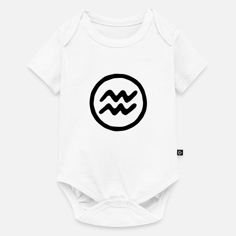 wassermann_a_1c - Baby Premium short-sleeve bodysuit - white