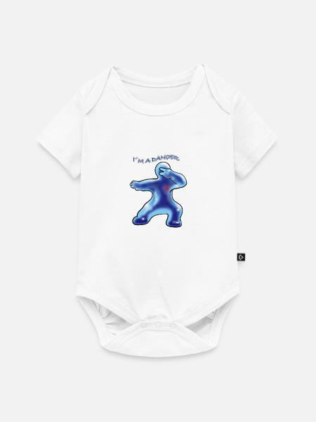Tänzer - Baby Premium Kurzarmbody - Weiß