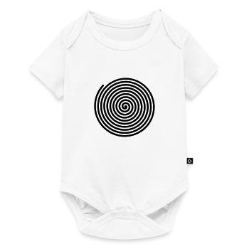 archimedische__spirale_55x55 - Baby Premium Kurzarmbody - Weiß - Vorne