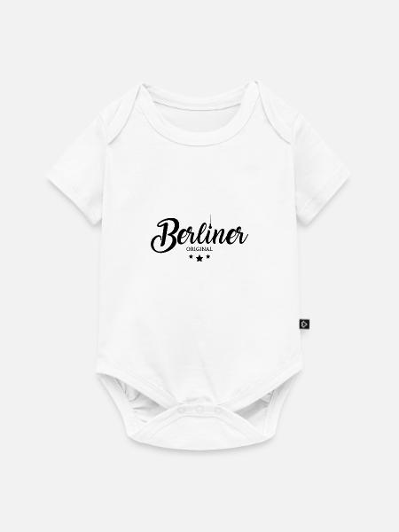Berliner Original - Baby Premium Kurzarmbody - Weiß
