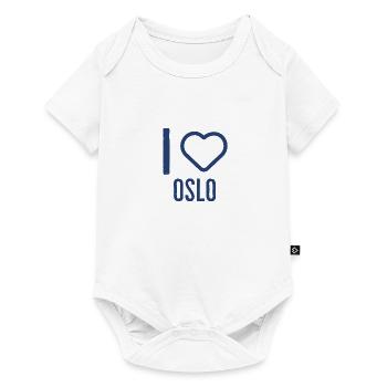 J'aime Oslo - Body à manches courtes Premium Bébé - blanc - Devant