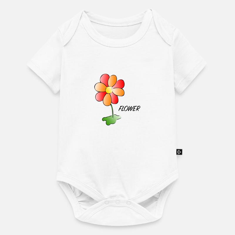 Fleur - Fleur - Body à manches courtes Premium Bébé - blanc