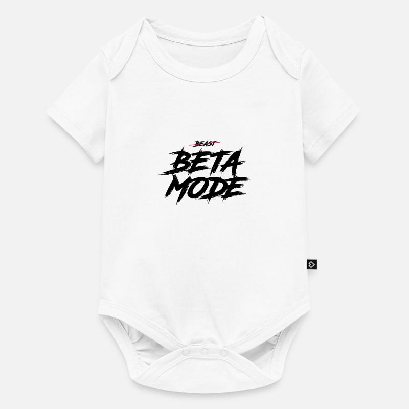 BETA MODE - Baby Premium Kurzarmbody - Weiß