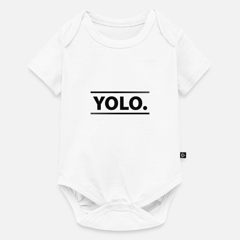 YOLO - Body à manches courtes Premium Bébé - blanc