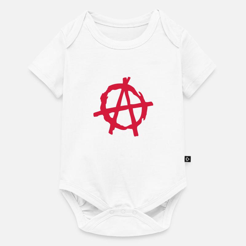 logo anarchy2 - Body à manches courtes Premium Bébé - blanc