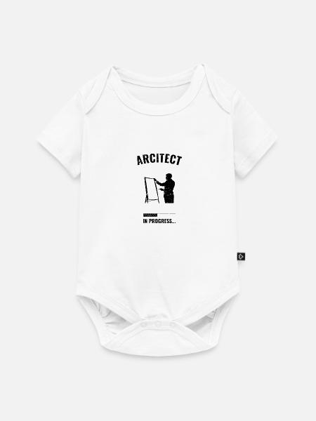 Architekt - Baby Premium Kurzarmbody - Weiß