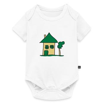 house - Baby Premium short-sleeve bodysuit - white - Front