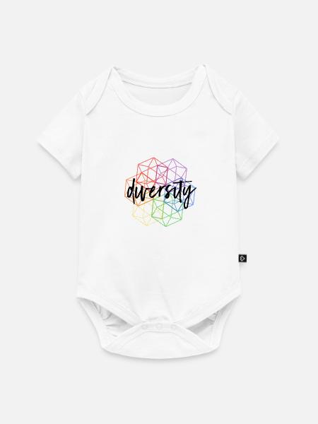 Diversity LGBT Gay Pride - Baby Premium Kurzarmbody - Weiß