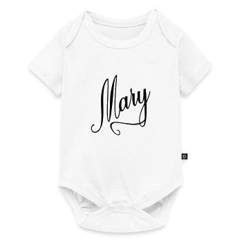 Mary Maria Nom Prénom - Body à manches courtes Premium Bébé - blanc - Devant