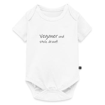 Végans et fiers de ça - Body à manches courtes Premium Bébé - blanc - Devant