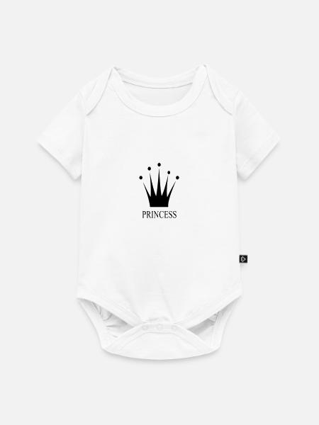 Princess, Prinzessin - Baby Premium Kurzarmbody - Weiß