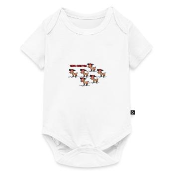 Christmas Christmas Christmas holiday season - Baby Premium short-sleeve bodysuit - white - Front