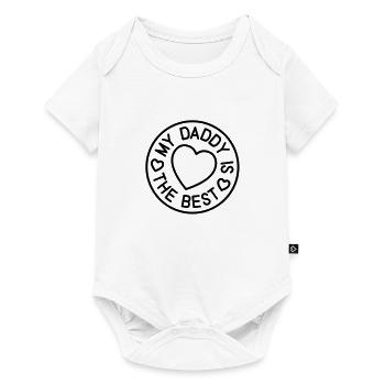 my_daddy_is_the_best2___f1 - Baby Premium short-sleeve bodysuit - white - Front