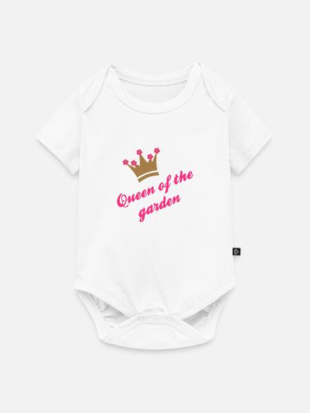 Garten - Baby Premium Kurzarmbody - Weiß