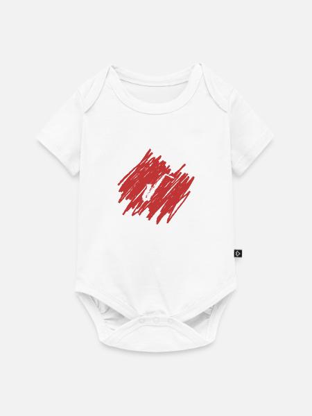 Saxofon - Baby Premium Kurzarmbody - Weiß