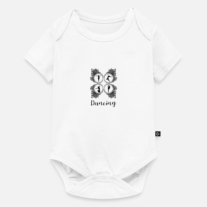 Danser - Body à manches courtes Premium Bébé - blanc