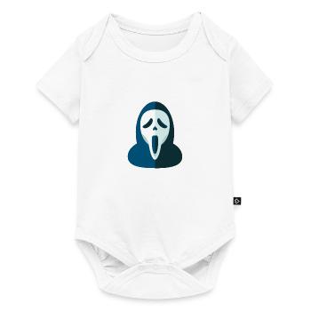 masque de cri - Body à manches courtes Premium Bébé - blanc - Devant