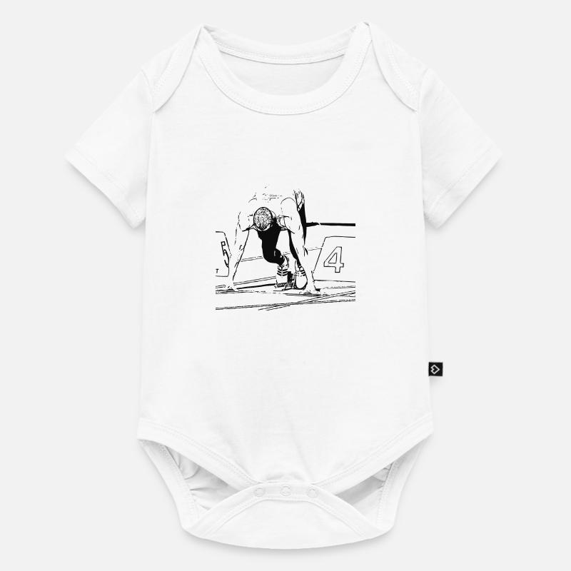 Sprinter - Baby Premium Kurzarmbody - Weiß