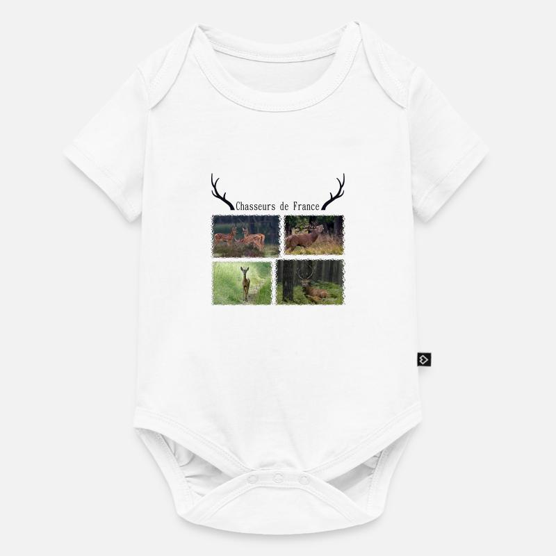 chasse - Body à manches courtes Premium Bébé - blanc