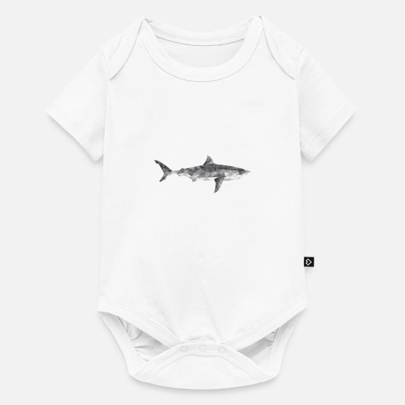 Requins - Body à manches courtes Premium Bébé - blanc