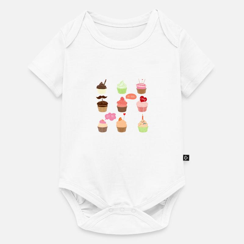 Cupcake - Body à manches courtes Premium Bébé - blanc