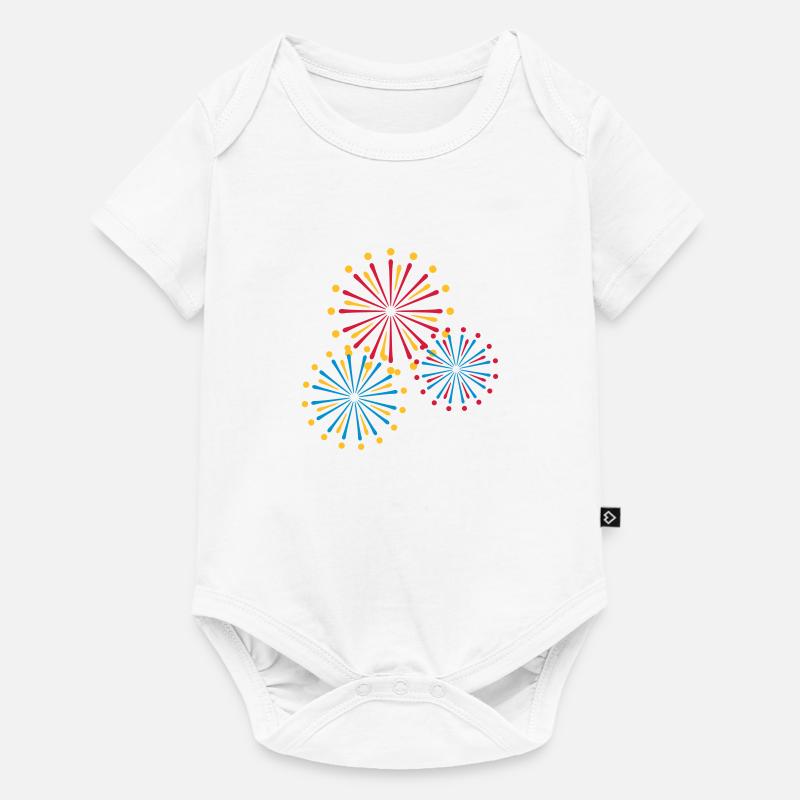 Firework - Body à manches courtes Premium Bébé - blanc