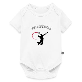 volleyball - Body à manches courtes Premium Bébé - blanc - Devant