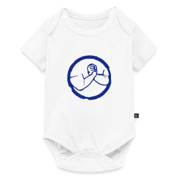 Schmiede-Arm - Baby Premium Kurzarmbody - Weiß - Vorne