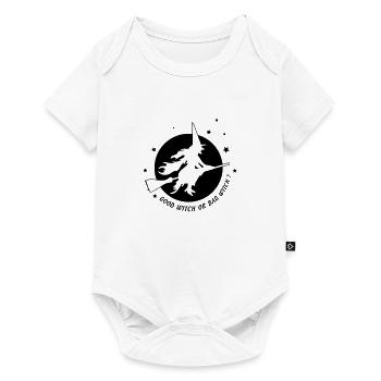 Bonne sorcière ou mauvaise sorcière - Body à manches courtes Premium Bébé - blanc - Devant