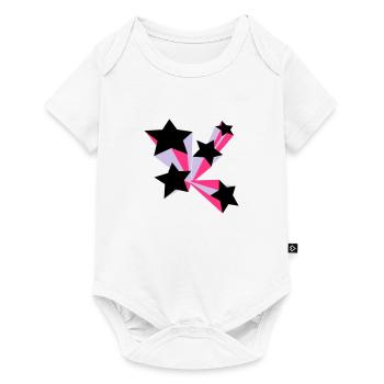 Sterne 3D - Body à manches courtes Premium Bébé - blanc - Devant