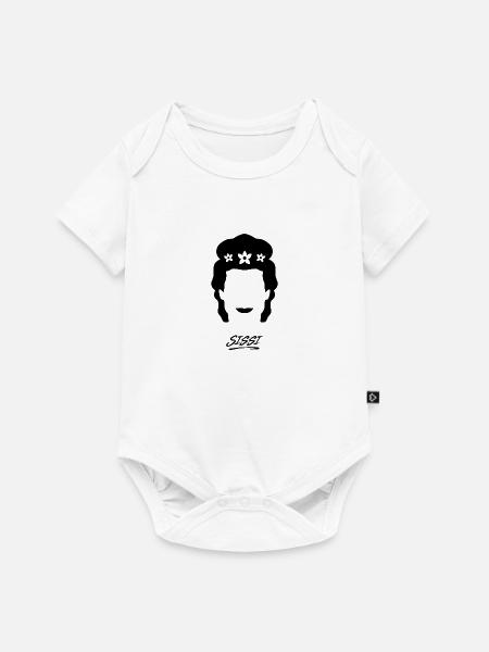 Die Sissi - Baby Premium Kurzarmbody - Weiß