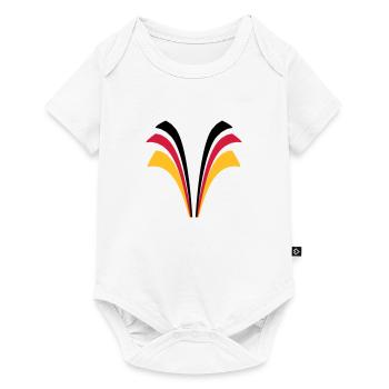 Strip lines flag of Germany - Baby Premium short-sleeve bodysuit - white - Front