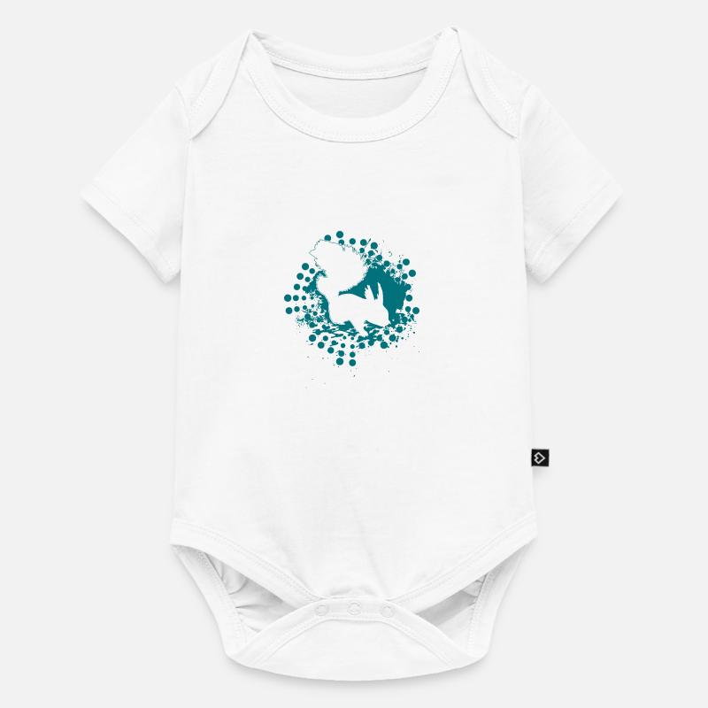 Süßes Eichhörnchen in freier Wildbahn Geschenk - Baby Premium Kurzarmbody - Weiß