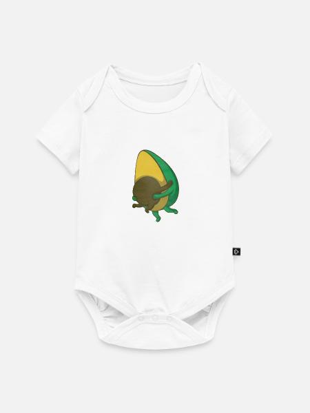 Avocado - Baby Premium Kurzarmbody - Weiß