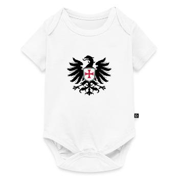 Adler Templer Kreuz - Body à manches courtes Premium Bébé - blanc - Devant