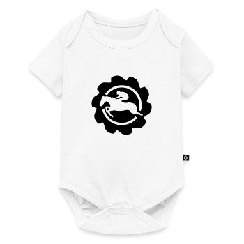 horse riding horse logo banniere buffer horses - Baby Premium short-sleeve bodysuit - white - Front