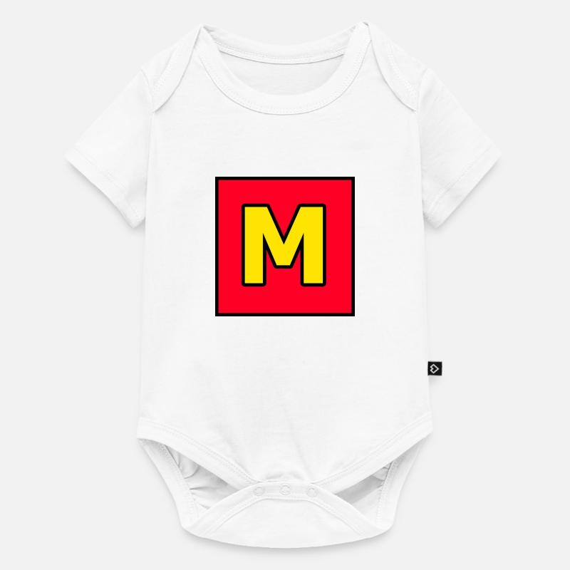 Mario - Body à manches courtes Premium Bébé - blanc