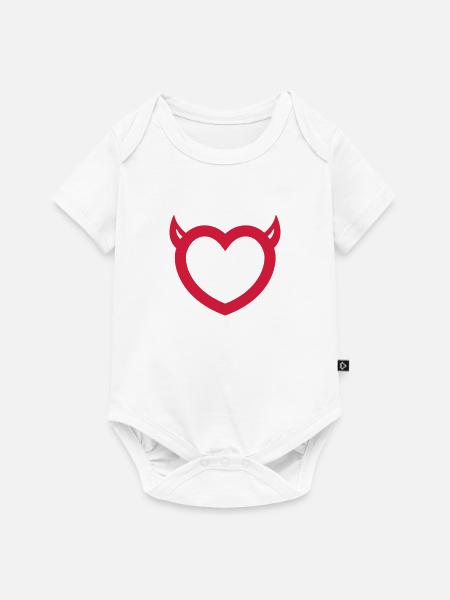 Teufel - Baby Premium Kurzarmbody - Weiß