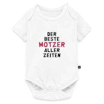Motzer Motzerin meckern Nörgler Nörglerin motzig - Baby Premium Kurzarmbody - Weiß - Vorne