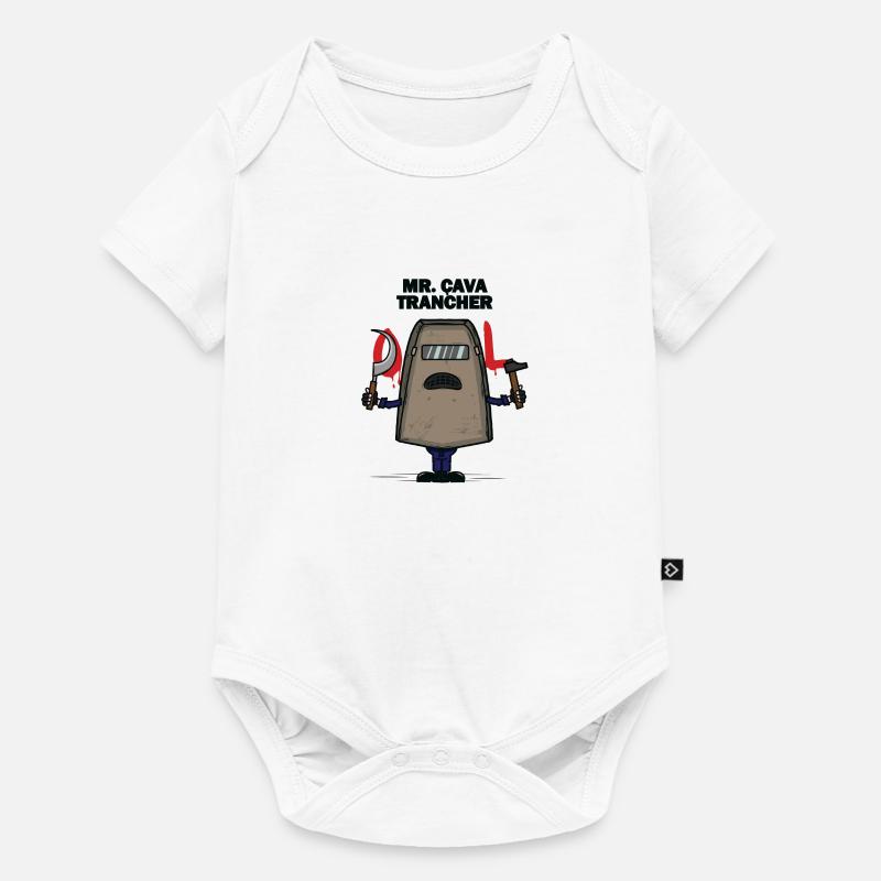 Mr. Cavatrancher - Body à manches courtes Premium Bébé - blanc