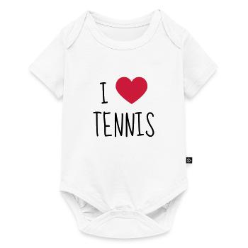 Tennis - Sport - Racket - Tennis Player - Tenis - Body à manches courtes Premium Bébé - blanc - Devant